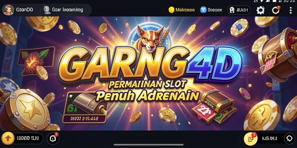 Tampilan gameplay Slot GARANG4D yang menakjubkan dan interaktif.