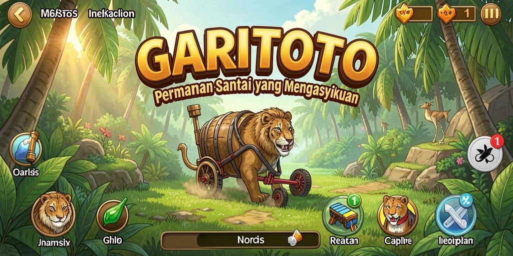 Gambaran gameplay menyenangkan dalam GARITOTO yang penuh warna