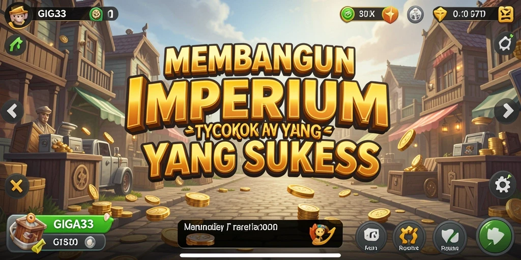 Tampilan gameplay GIGA33 dengan fitur Tycoon yang menarik.