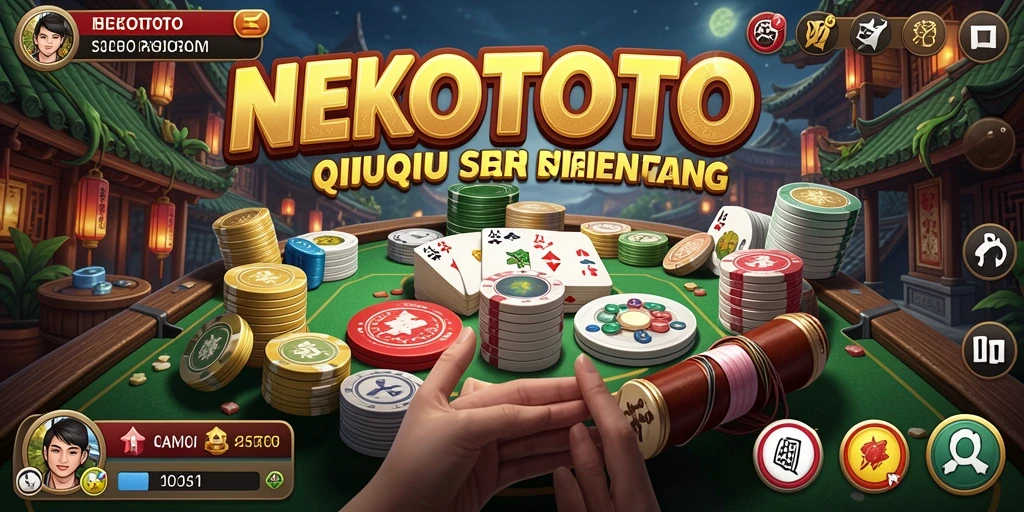 Tampilan gameplay seru QiuQiu di NEKOTOTO.